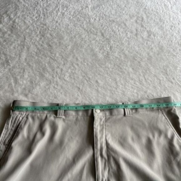 PGA Tour Tech Zone Golf Shorts Mens Size 40 Beige Flat‎ Front Stretch Athletic - Picture 7 of 12